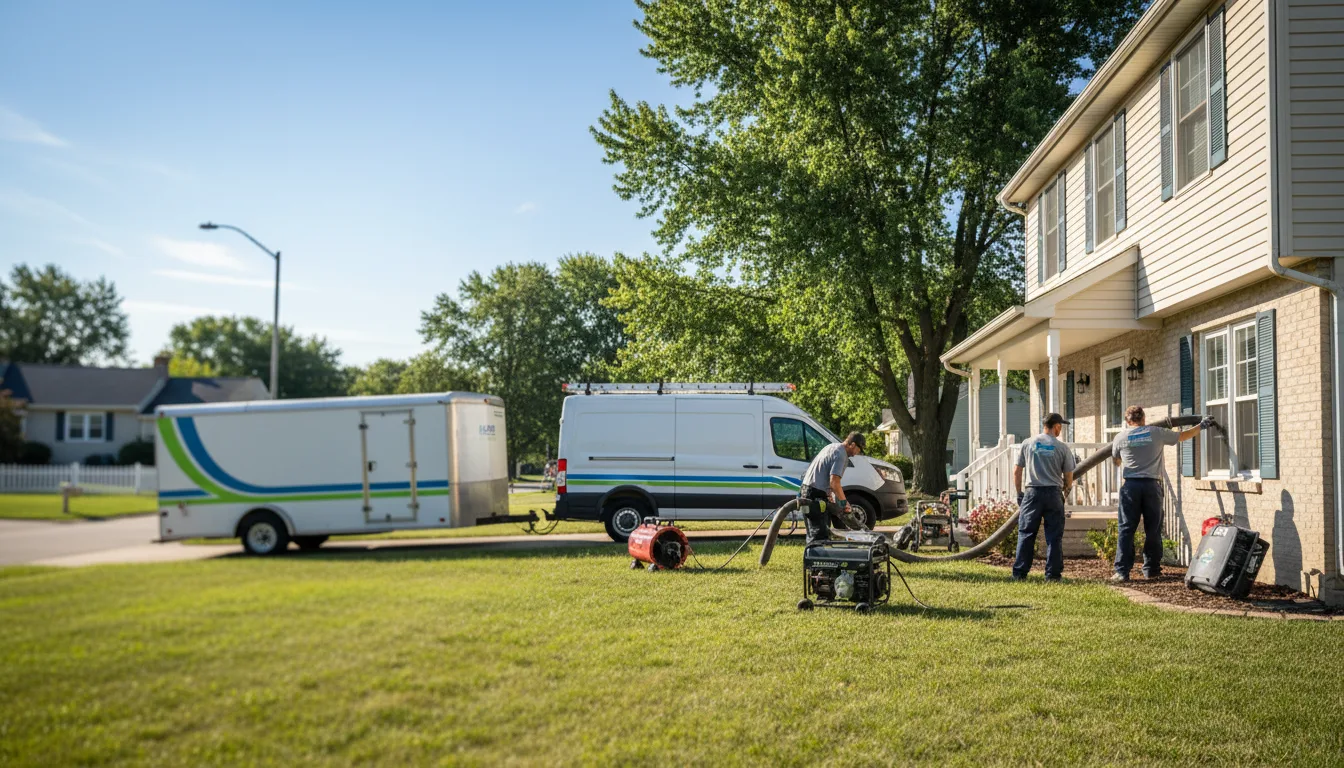 Flooded Basement Restoration And Cleanup With Repair in Collegeville, MN near me